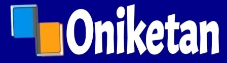 Oniketan Education Website Logo with blue background and white text for education in Murshidabad, West Bengal